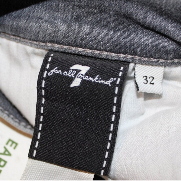 7 For All Mankind Earthkind Grey Wash Classic Bootcut Jeans, 32, NWT - Picture 7 of 10
